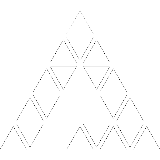 triangle-of-triangles (white)